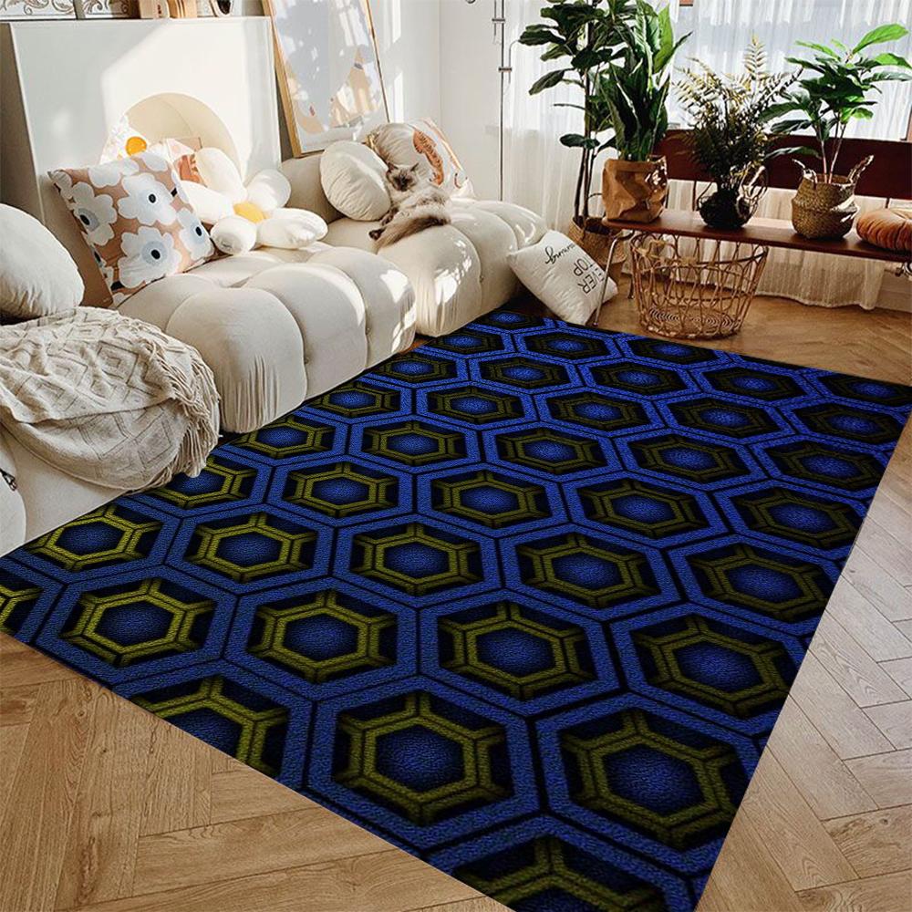 Black Geometric Kitchen Entrance Door Mat Rug Living Room Carpets Bedroom Decor Rugs Doormat Floormat Doormat Outdoor Rug