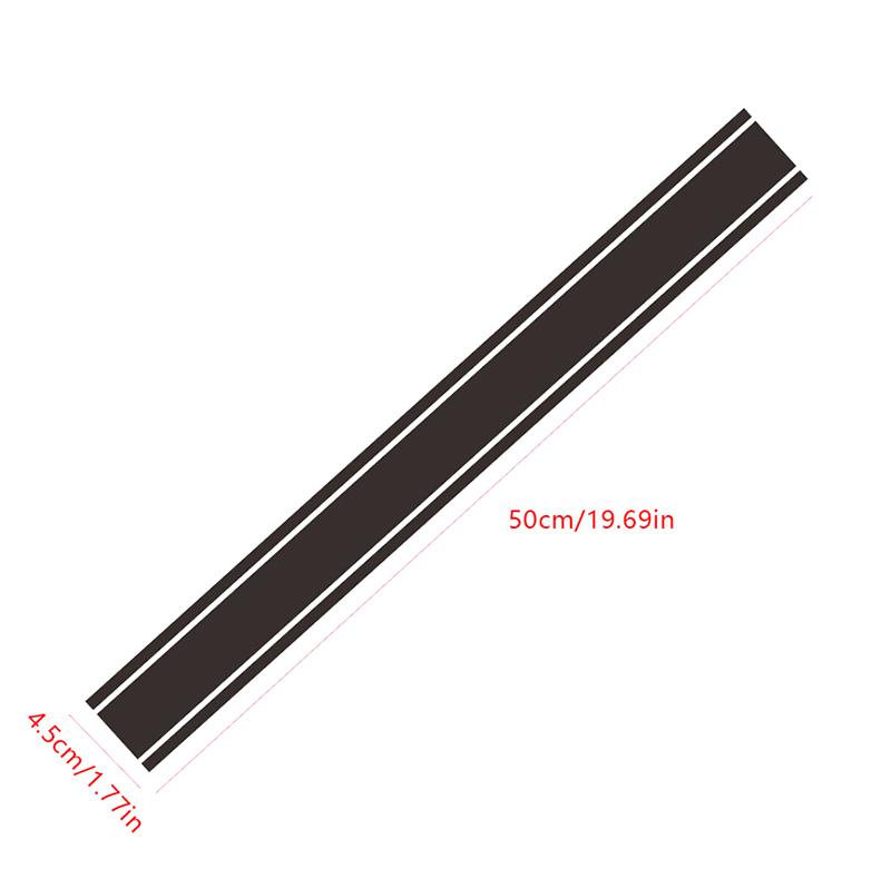 50cm Motorradaufkleber Kraftstofftank Verkleidung Vinyl Wasserdicht Streifen Pinstripe Aufkleber Motocross Moto Karosserie Styling Dekorationen