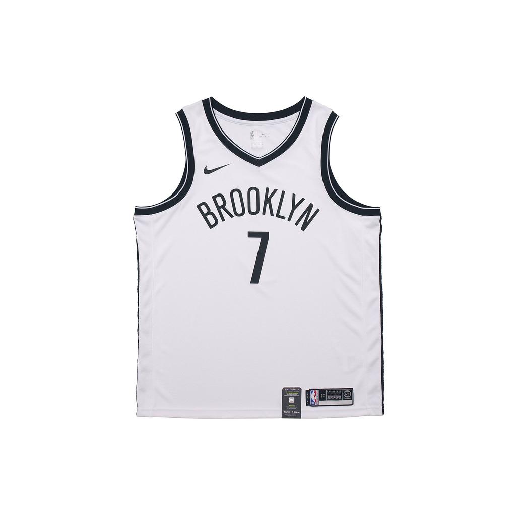 Nike Straight Fit Quick-Dry Basketball Jersey - Nets Kevin Durant No. 7 Men Jersey White 864401-103