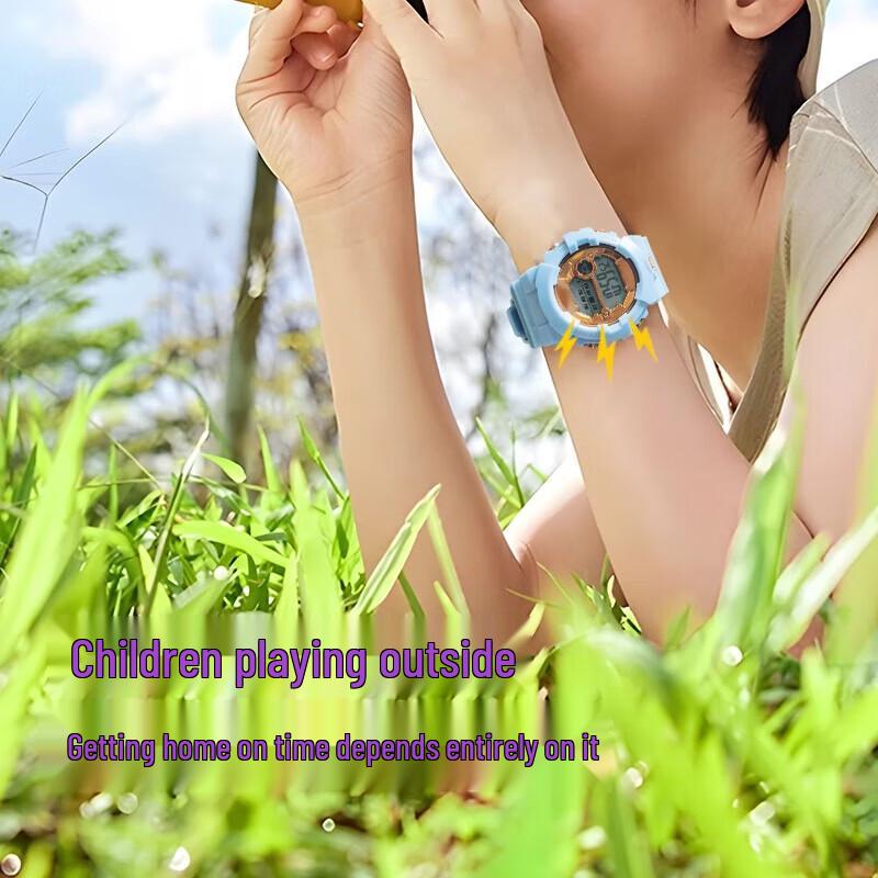 

Newmine D300 Children s Multifunction Waterproof Electronic Watch (CN version)