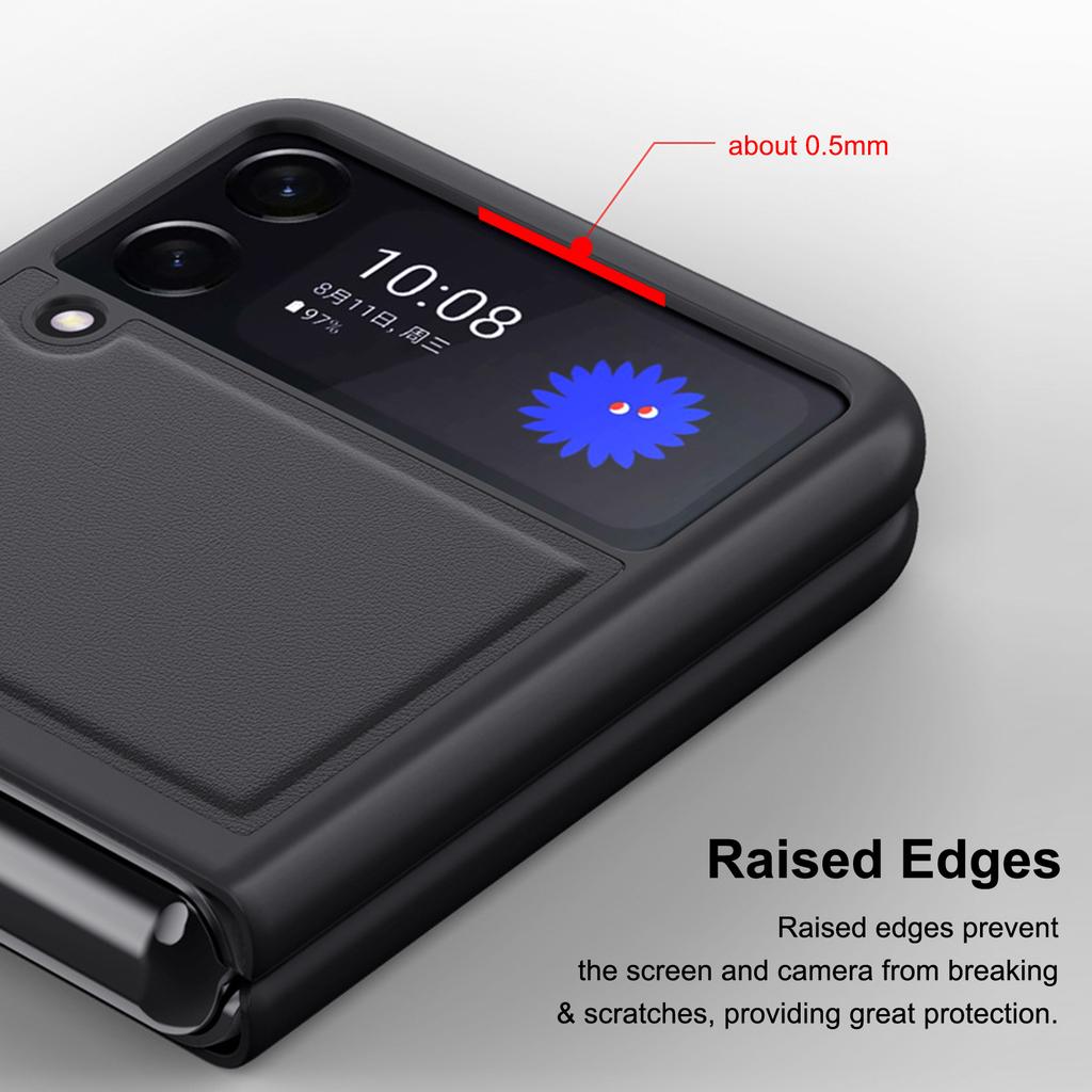 Phone Protective Cover Compatible with Samsung Galaxy Z Flip 3 Slim Case Hard PC Shockproof Case