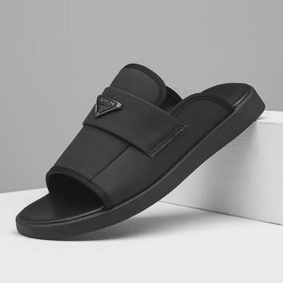 Flip-flop-uri de vară antiderapante din piele naturală pentru bărbați