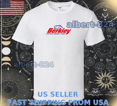 NEUES SHIRT BERKLEY CATCH MORE FISH LOGO T-Shirt LUSTIG AMERIKANISCHE GRÖSSE S BIS 5XL