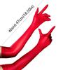 Full Finger Mesh Transparent Gloves Sun Protection Thin Summer Thin Gloves Seamless Oily Glossy Long Gloves & Mittens Halloween
