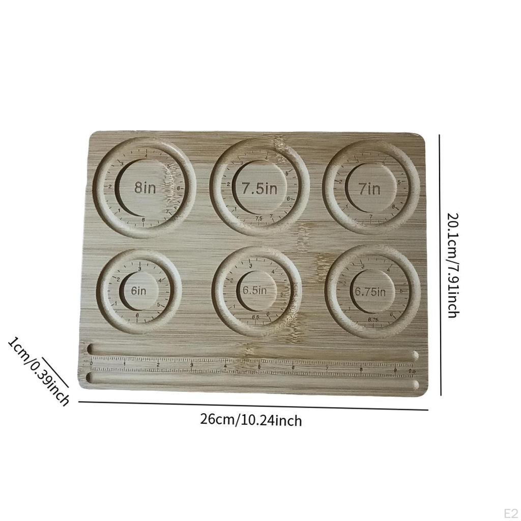 Bamboo Beading Board for Jewelry Bracelet Making Organizer Supplies Thicken Reusable