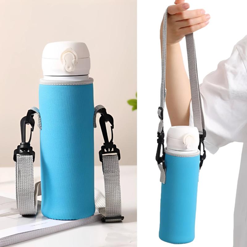 Thickened Heat-Insulating Portable Outdoor Sports Shoulder Strap Cup Sleeve