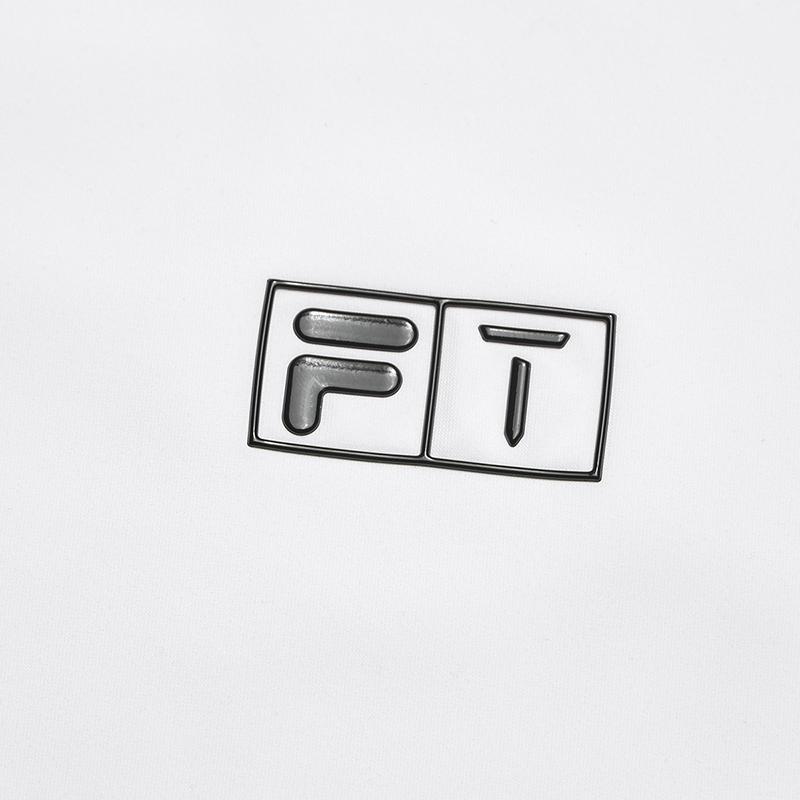FILA Golf Series Fashionable Personalized Simple Sports Golf Versatile Comfortable Breathable Knitted Short Sleeve Polo Shirt Men tops A11M625116FWT