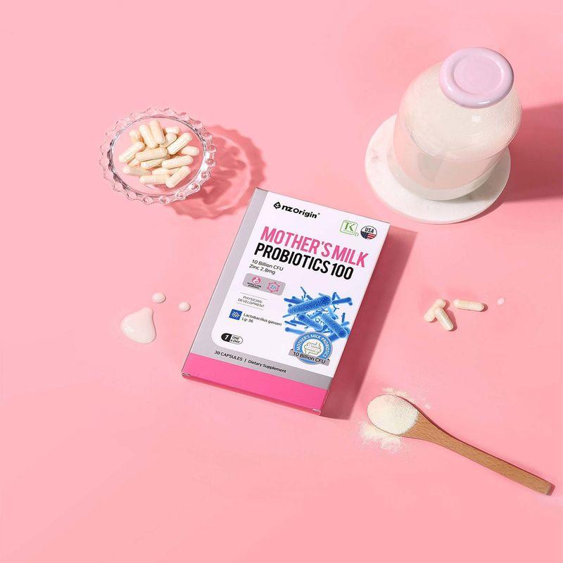 NZ Origin Mother's Milk Probiotics 500mg X30ct X 2