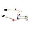Colorful Bells Body Jewelry Chain with Adjustable Clips Clamps
