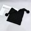 25 Early autumn new knitted hat personalized fashion cute pointed hat windproof warm wool ear protection trendy hat