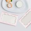 12/24pcs Clear Window Cake Box with Lid, Bakery Pastry Display for Wedding Birthday, Valentine's Mother's Day Gift Packaging