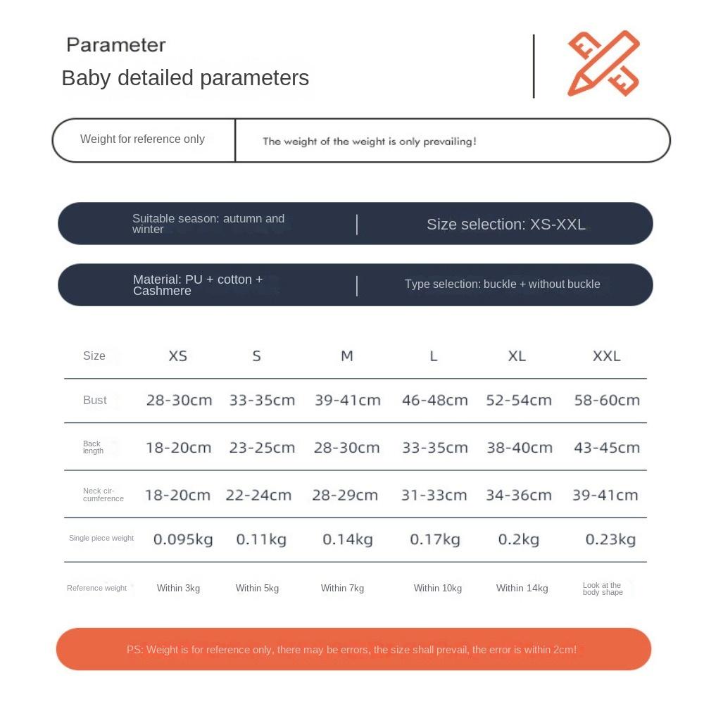 Dog Cat Pet Clothing Waterproof Clothes Faux Leather Down Jacket Pet Supplies Thicken Warm Puppy Coat Autumn and Winter Gift