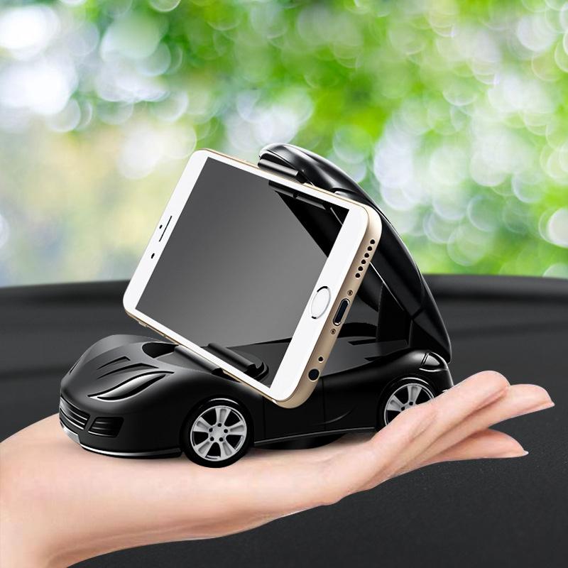 Mobile phone rack, interior and exterior creative decoration, car model instrument Table stand base