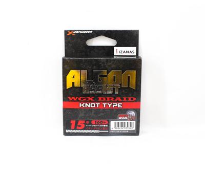 YGK Algon Assist WX Örgü Düğüm Tipi 6m Boyut 15, 160lb Gümüş (9620)