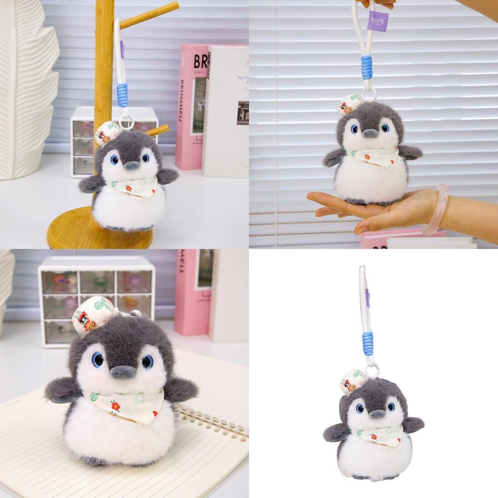 Plush Penguin Bag Charm With Soft Short Pile For Kids Gift