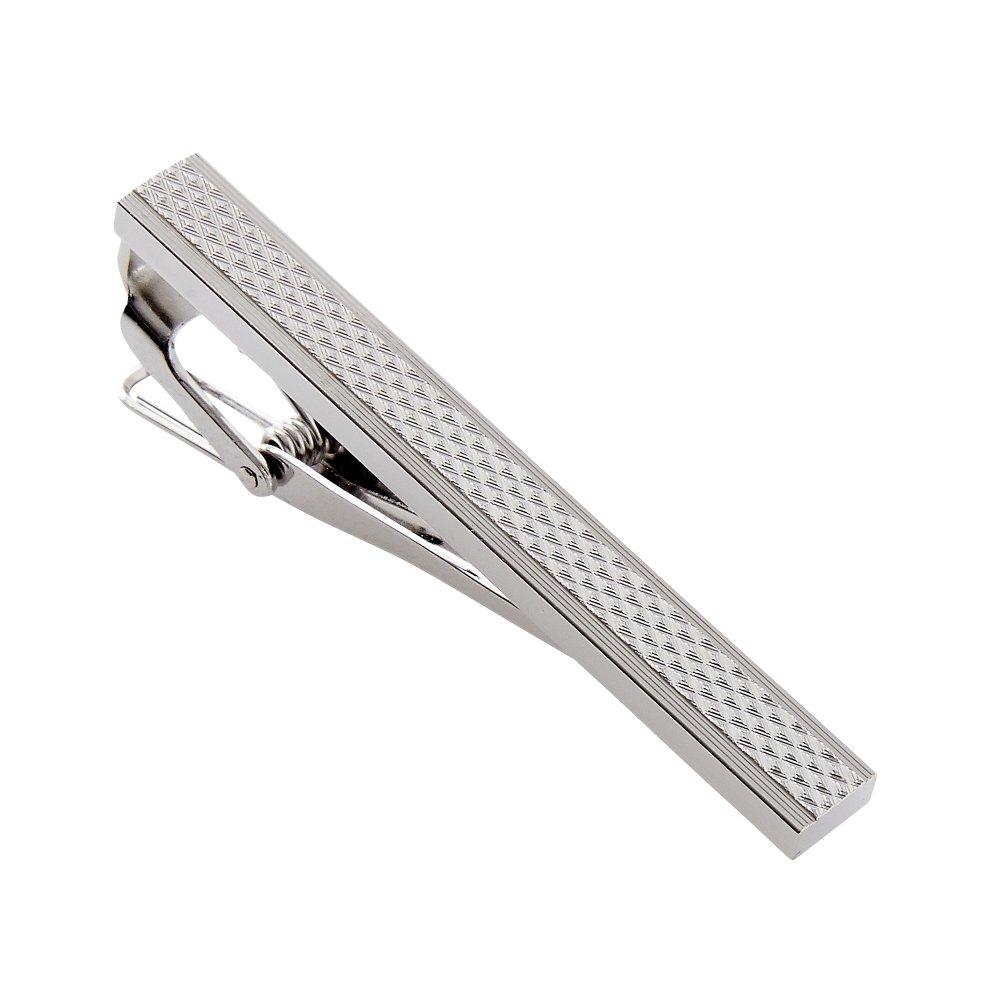 Ozie Tie Tie Tie Made In Silver Bar, Clip, Pin, Men's Accessory, Japan,