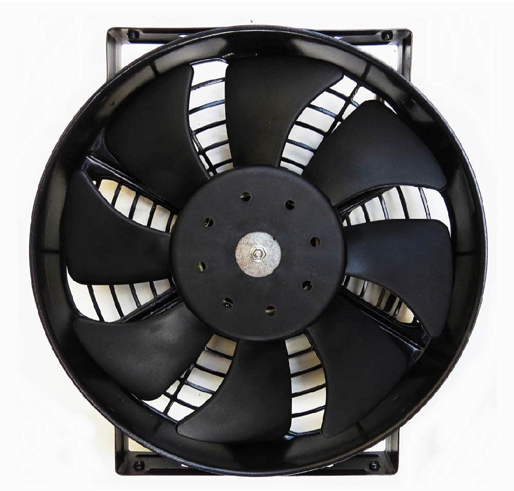 

[Life Design Johnson.28] Automotive 8-inch/10-inch Slim, Powerful Electric Radiator Fan, Hard Plastic, Improves Fuel Efficiency, Easy Installation, Un