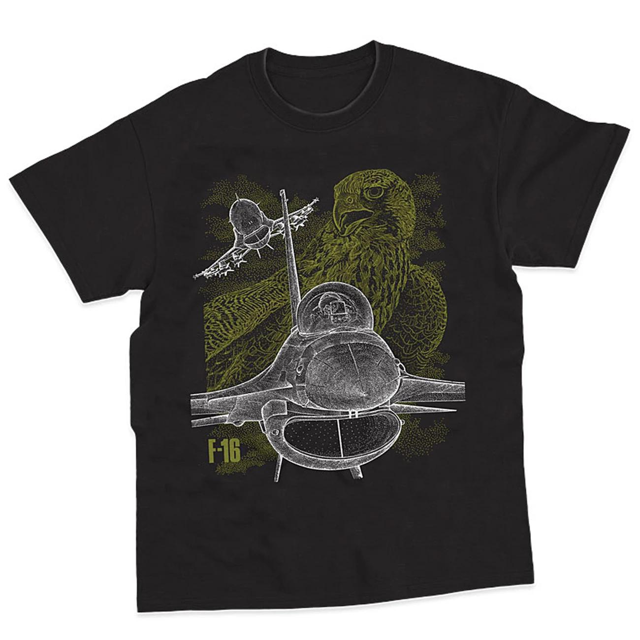 Creative Design USAF F16 Fighting Falcon Fighter Line Drawing TShirt Summer Cotton Short Sleeve ONeck Mens T Shirt New S3XL S