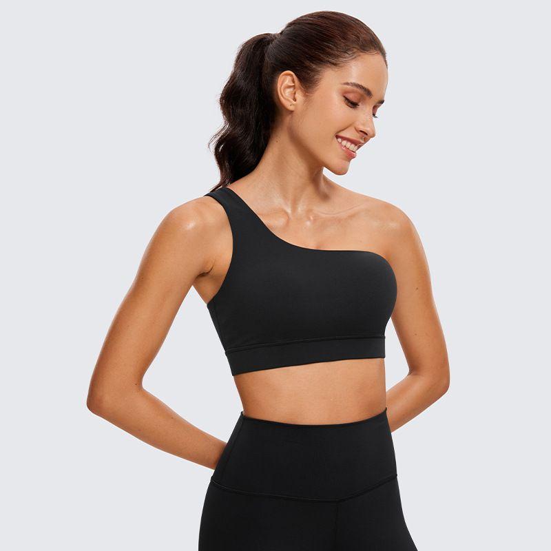 

Lu Shoulder Beauty Back Exercise Underwear High Elastic Quick-Drying Push up Yoga Bra Running Outdoors Bubble Wrap Workout Underwear Women M Black