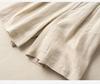 Women's Summer Cotton-Linen Wide-Leg Shorts, Loose Button-Waist, Korean Style, Plus-Size Casual Five-Point Pants