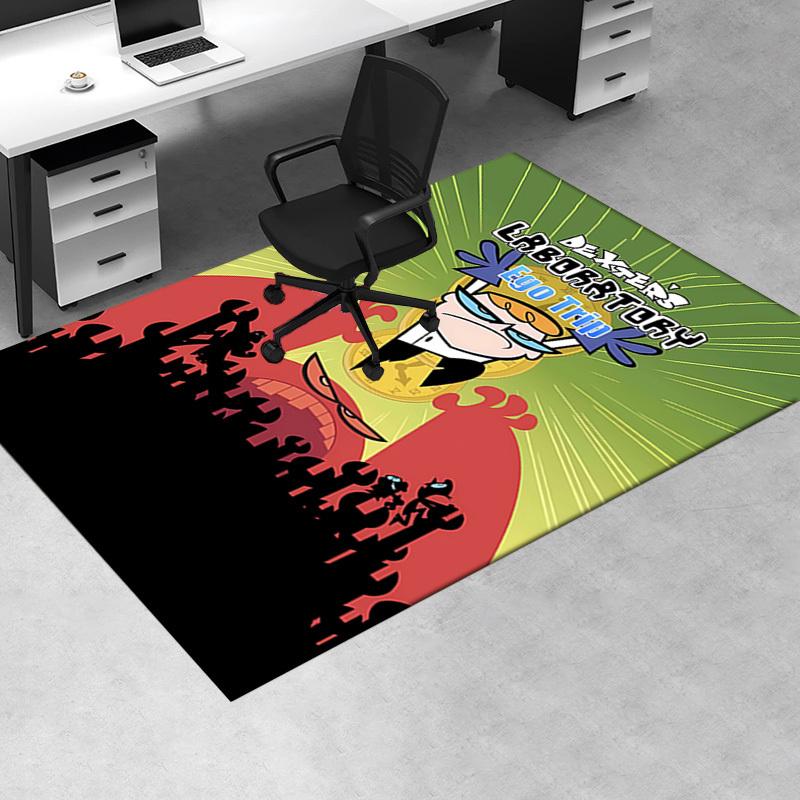 Dexter's Laboratory Ego Trip Office Carpet Soft Polyester Entrance Carpet Washable Non slip Machine