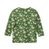 Print Tops For Youth Girls Round Neck 3/4 Sleeves T-Shirts Trendy Tops Outfit Tees