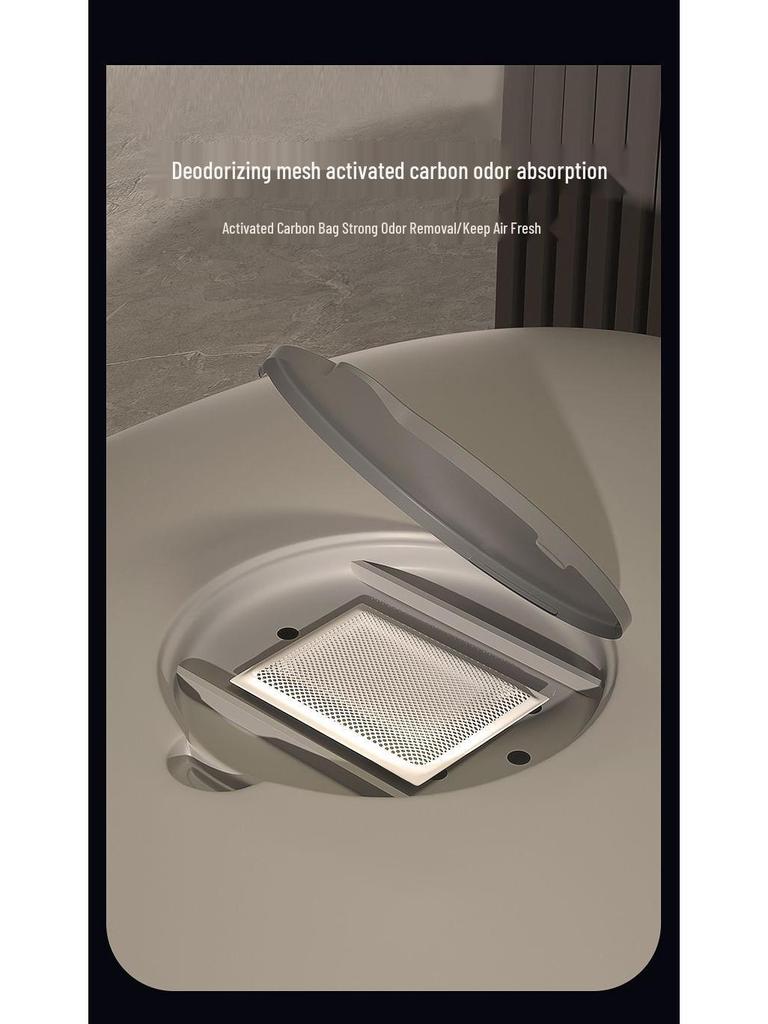 Automatic Odor-Proof Enclosed Cat Litter Box with Deodorization