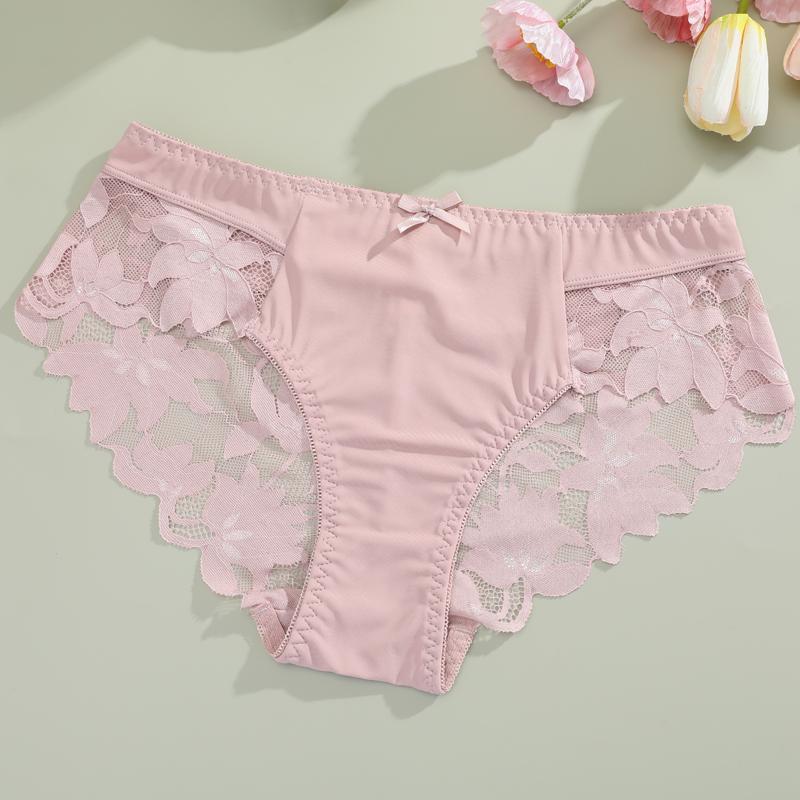 1 Stück Damen High Waist Plus Size Spitze Unterwäsche, Modisch, Atmungsaktiv, Weich und Bequem Damen Unterwäsche, Hochwertige Sexy Unterwäsche