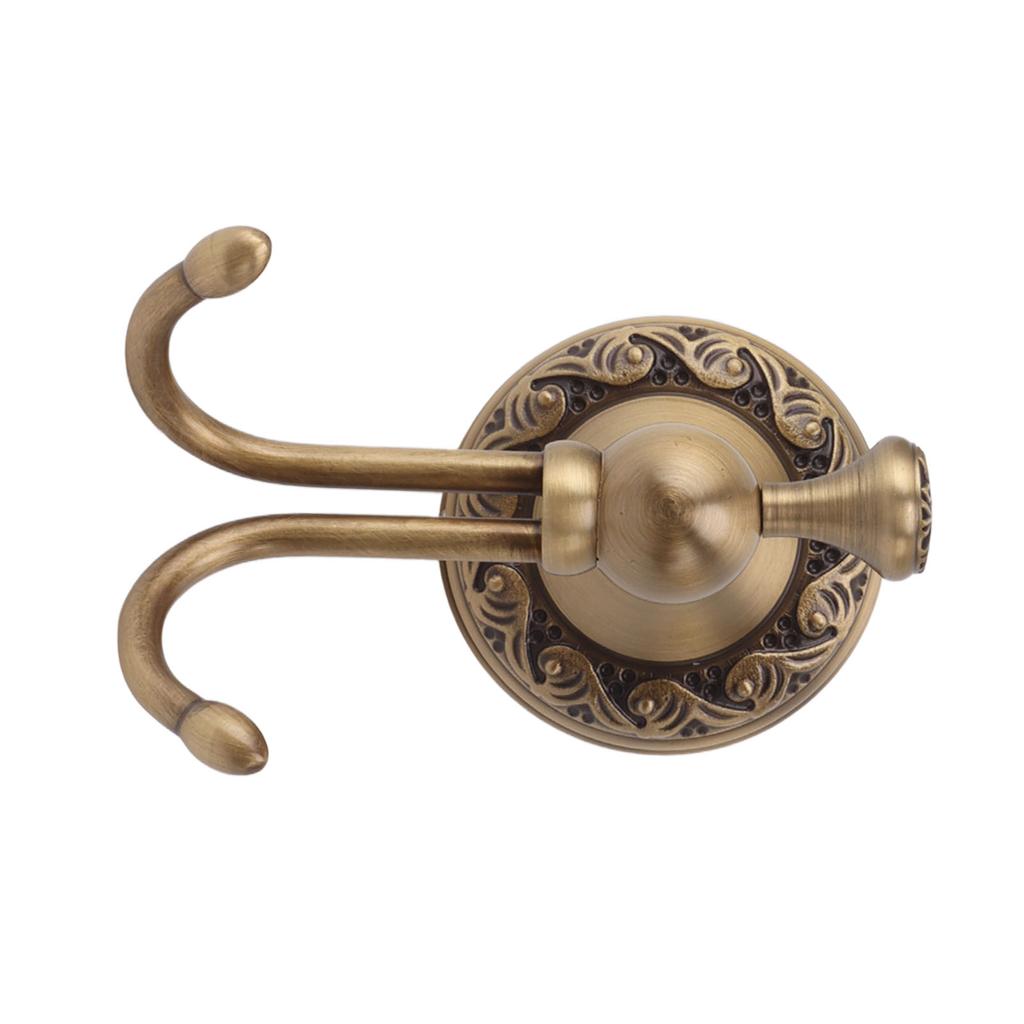 Wall Mounted Coat Hooks Copper Metal Vintage European Style Clothes Hanger Hook Robe Hook for