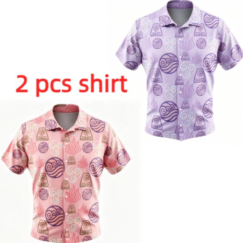 Mysterious Ancient Symbols Pattern Printing Shirt Hawaiian Beach Vacation Clothing Men's Street Style Shirt Daily Men's and Women's Shirt