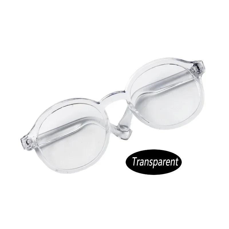 For Blythe Labubu Ob22/Ob24 Doll Glasses 20Cm 15Cm Cotton Doll Star Doll Transparent Glasses Accessories