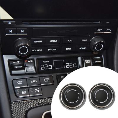 Center Console Audio Volume Knob Cover 97064292901 Car Center Console Audio Volume Knob Cover for Porsche Boxster 718 2016-2020
