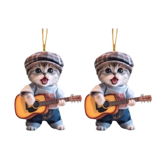 

Собака Кошка Автомобильный Шарм Акриловая Подвеска на Зеркало Заднего Вида Милый Брелок для Рюкзака Уникальная Форма Автомобильные Подвески Украшение Интерьера Автомобиля A