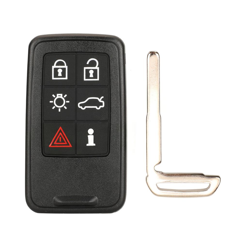 6 Button Smart Car Key Fob KR55WK49266 902Mhz ID46 Chip For Volvo
