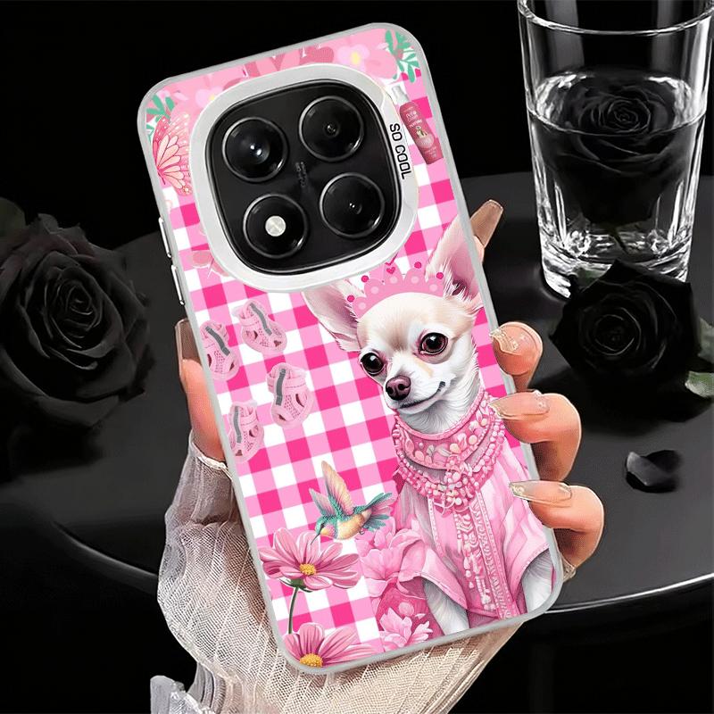 Chihuahua Puppy Teacup Dog Soft Phone Case for Xiaomi Redmi Note 13 14 15 Pro Plus 12S 12 11S 11 11T 10S 10 Shockproof Cover Bac