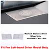 Stainless Steel Sticker Dashboard Stereo Audio Speaker Sound Cover Decoration Frame Trim For Toyota Highlander XU70  - 2025