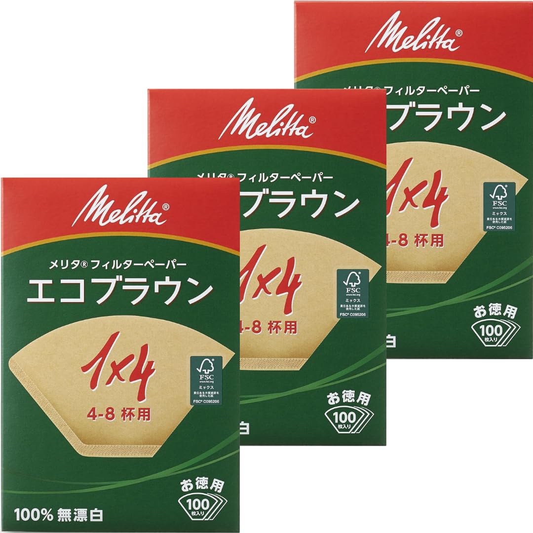 

Оптовая закупка: Бумага для фильтра Melitta, 4-8 чашек, 100 листов х 3 коробки