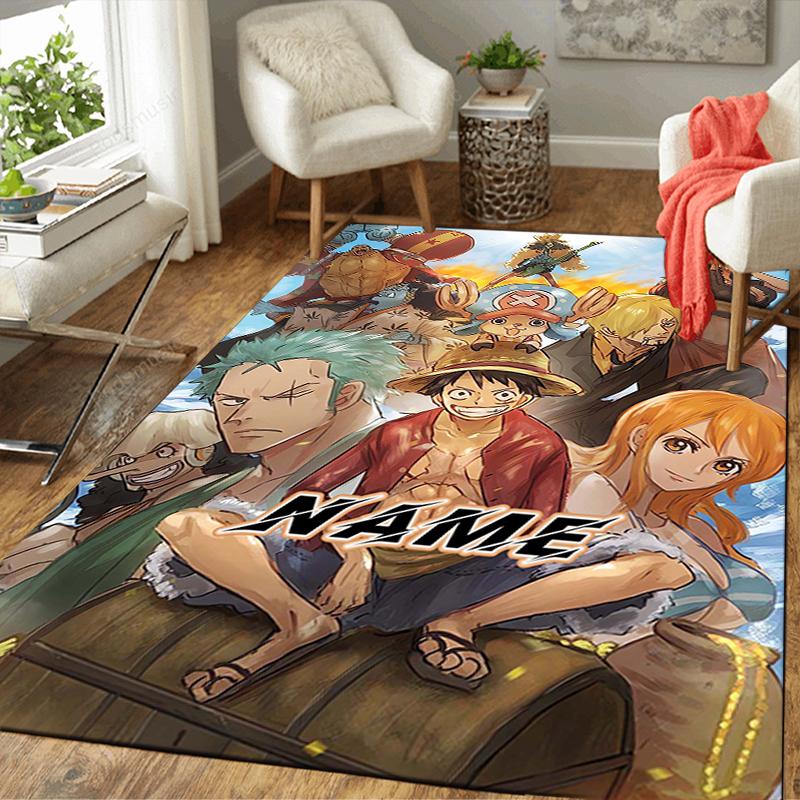 Custom 1Pc One Piece Adventure Rug Office Carpet Indoor Outdoor Entrance Doormat Nonslip Soft And Comfortable Living Room D2915195