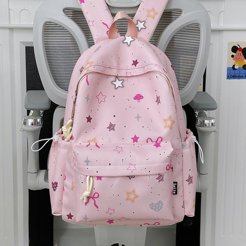 Schoolbag High-value Schoolbag Large Capacity Korean Version of Junior High School Students Female College Students Backpack Ins Wind High School