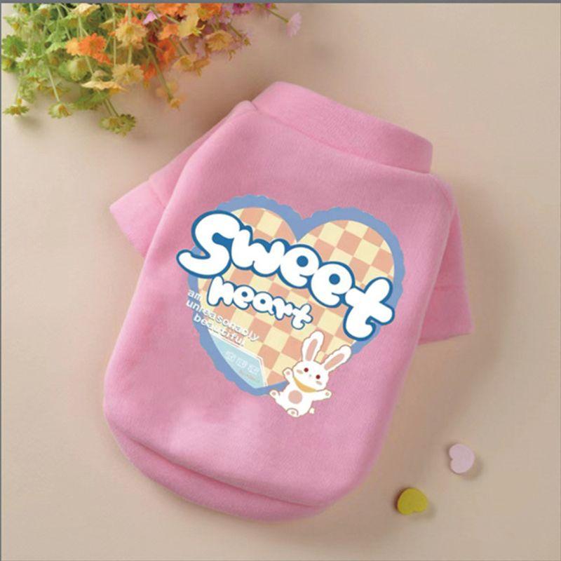 

Одежда интернет-знаменитости Осень Зима Мода Толстовка для питомца Вязаная толстовка для собаки Одежда для кошки Товары для питомцев В наличии XS (within about 1.50kg) Sweatshirt Pink Heart