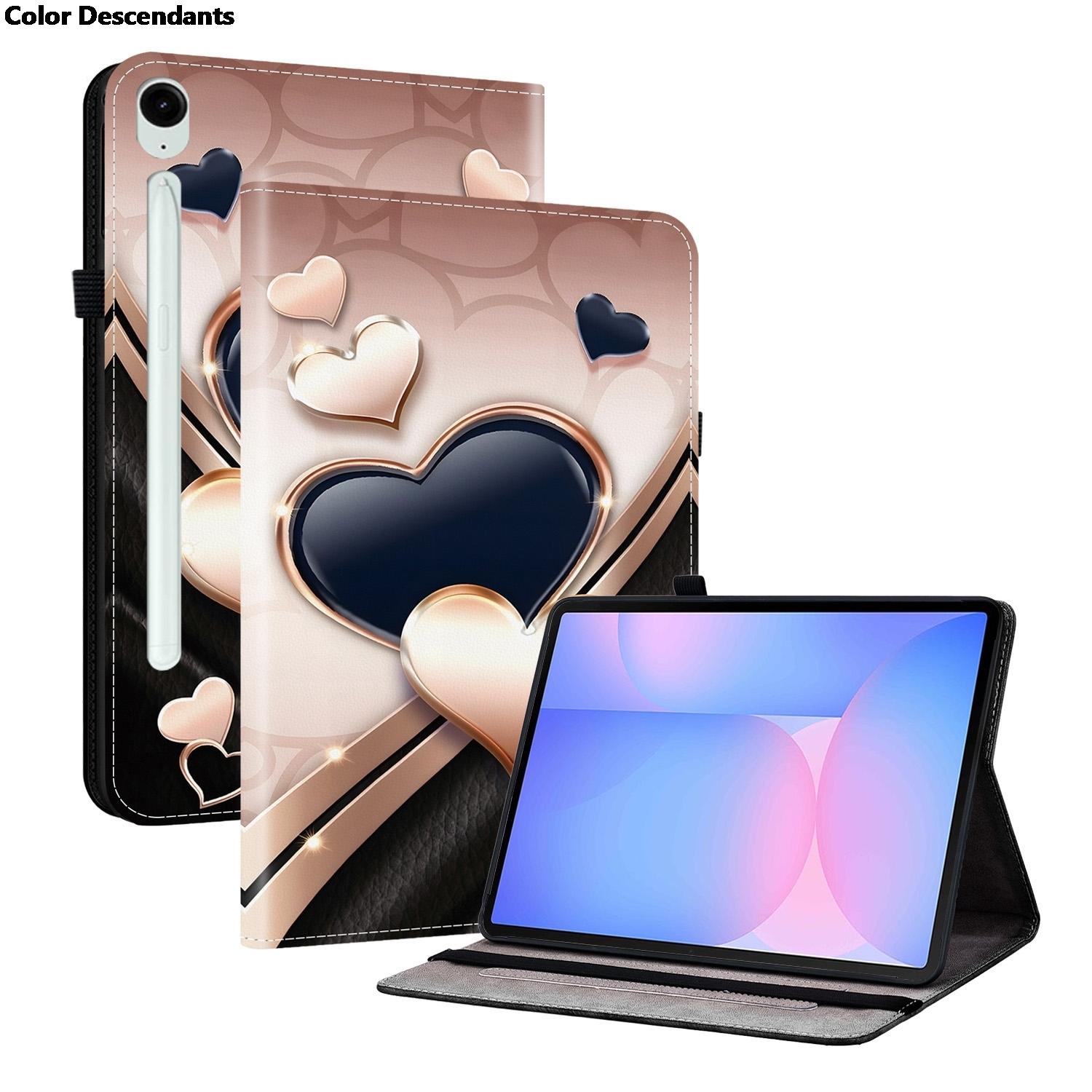 

Painted Crystal Pattern Case For Samsung Galaxy Tab S10 FE+ 13.1 Butterfly Leather Tablet Back Cove For S10 FE plus 13.1inch Tab S10 FE plus