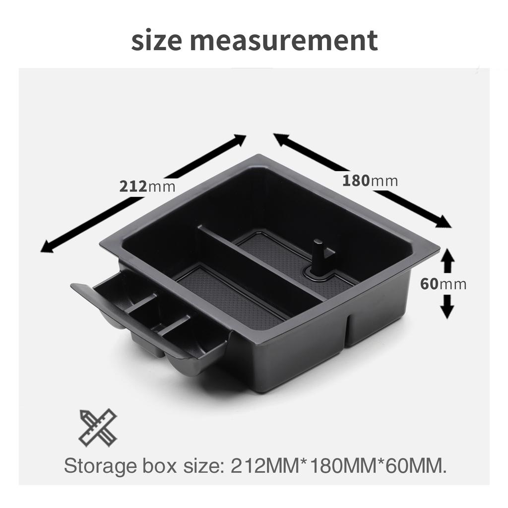 For Chevrolet Chevy Colorado 2025 2025 GMC Canyon Car Central Armrest Storage Box Tray Organizer Accessories Tidying