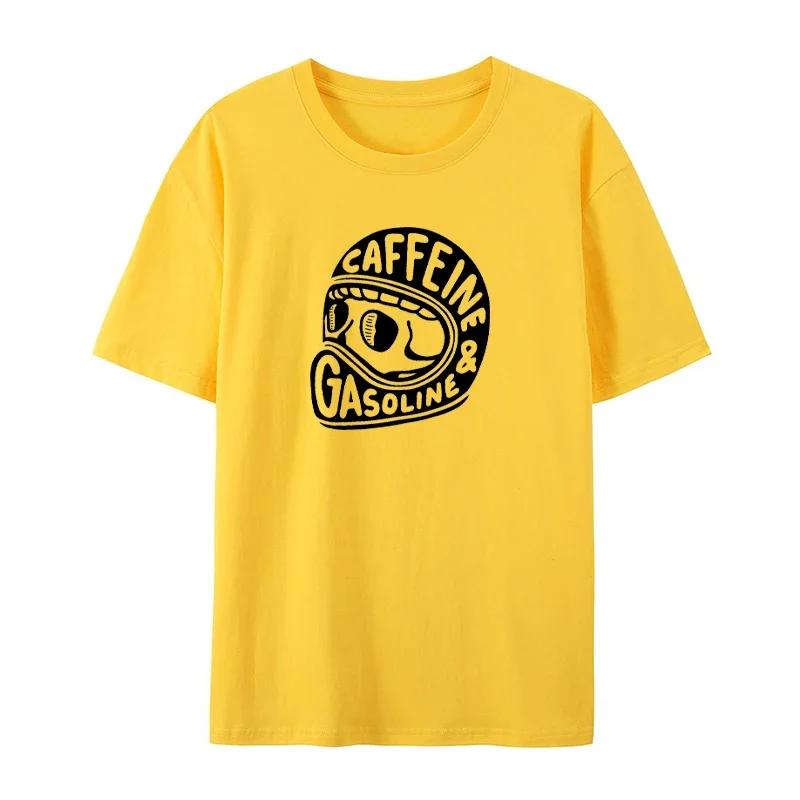 

Готические футболки Harajuku Biker Skull Graphic Tshirts Men Cotton Fashion Short Sleeve Tops Dark Punk Skulls Retro T Shirt European Tee XXXXXL серый