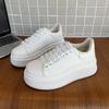 High-end little white shoes women's spring and autumn 2025 new popular versatile small thick-soled height-increasing sports and leisure board shoes
