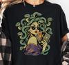 Medusa Tarot Shirt, Gothic Snake Shirt, Witchy Graphic Tee, Mystic Tarot Card Shirt, Greek Mythology Comfort Colors