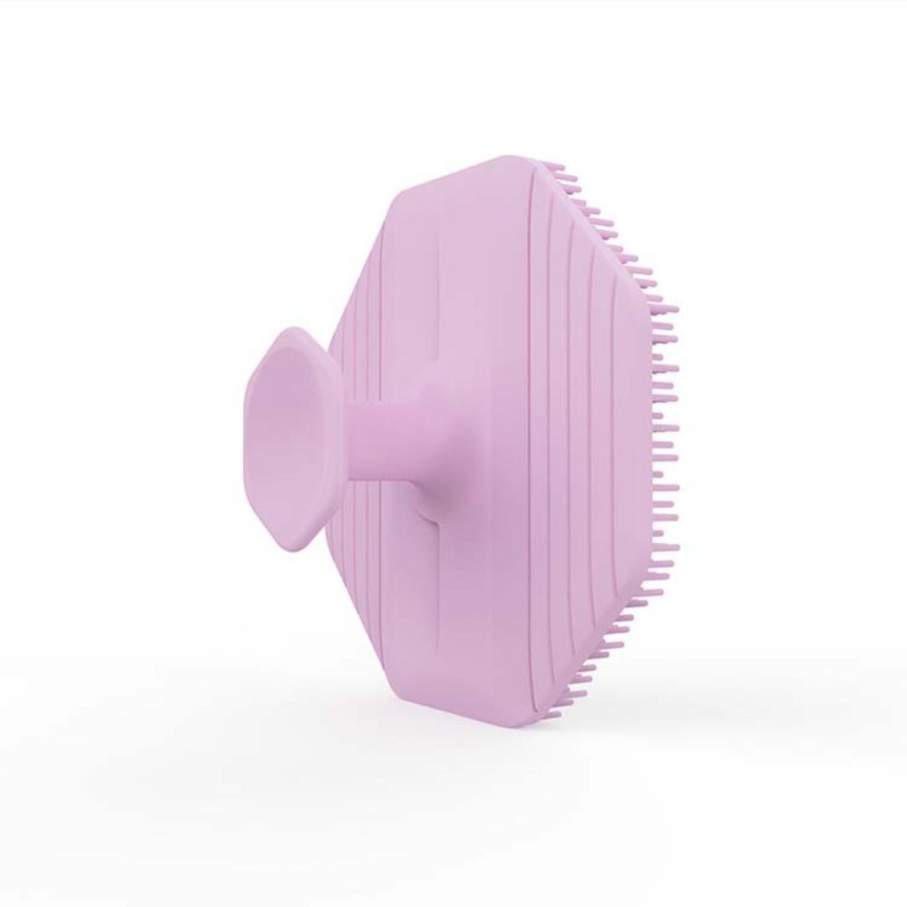 

Belt Sucker Skin Care Scrub Cleanser Hexagon Geometric Facial Massage Brush Men рожевий