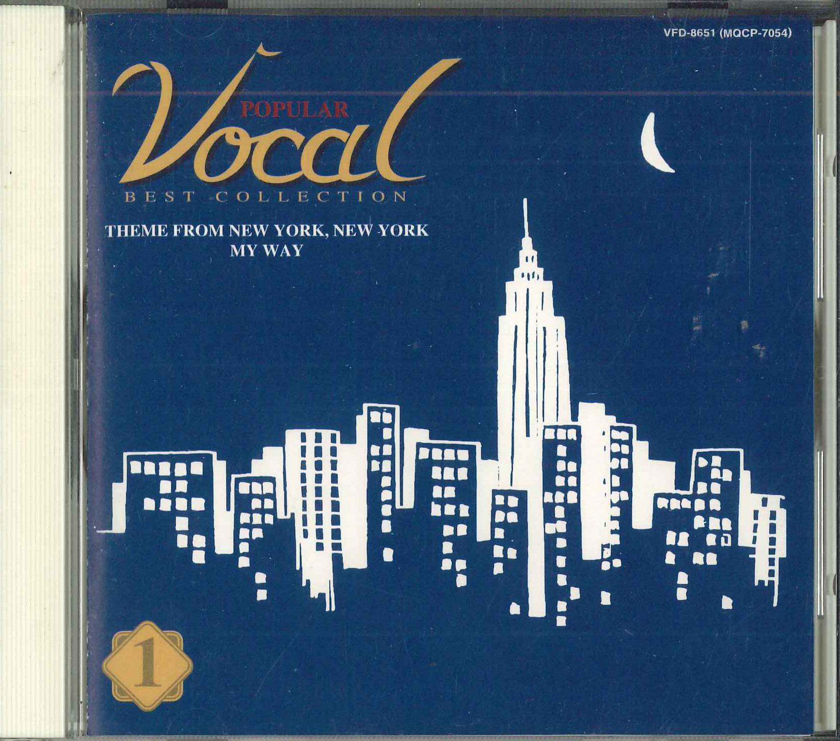 

CD VARIOUS - Popular Vocal Best Collection 1 VFD8651 WARNER Japan Pop Used