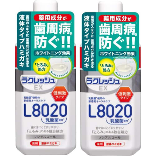 

[Bulk Purchase 2-Pack] [Gex Lacrche EX Medicated Liquid Toothpaste L8020 Lactic Acid Bacteria 280mL] Alcohol-Free, Antiseptic-Free, Thick Formula, Re