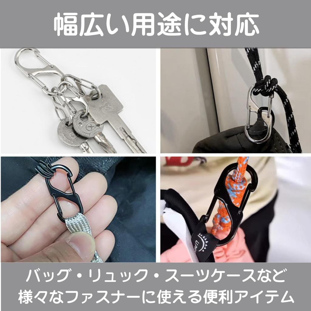 Zipper Zipper Travel Zipper Pull Replacement Carabiner Opening and for International Business Airport Security Easy Security Loss Everyday Black Lock,