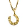 [SANT BOLEN] Horseshoe Hawaiian Jewelry Necklace, Sterling Silver 925, 24K Gold, Horseshoe Design, Men's & Women's